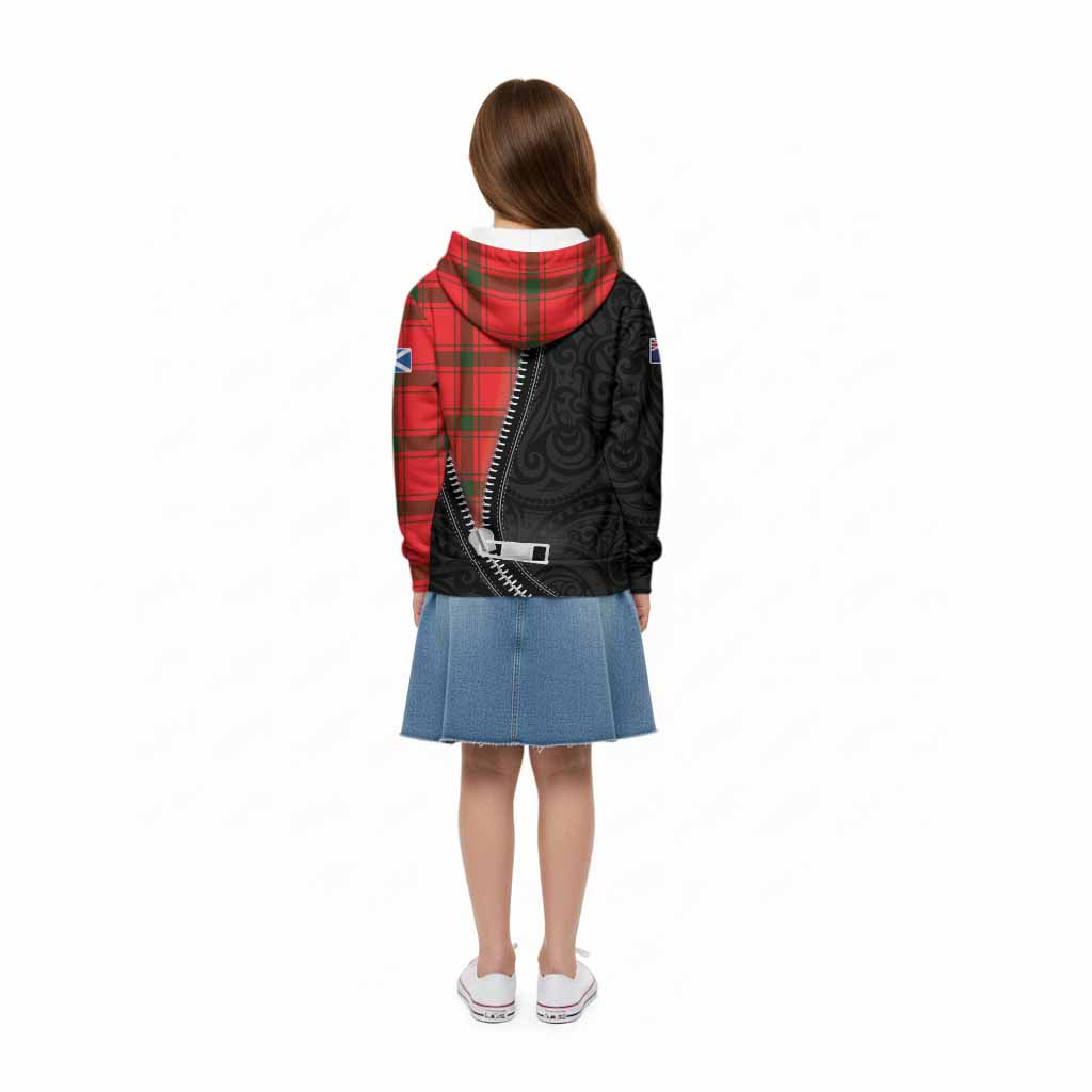 Darroch Tartan Kid Hoodie New Zealand Pattern Unique Zipper Stylized