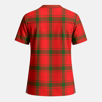 Darroch Tartan Scrub Top - Tartan Vibes Clothing