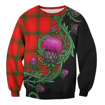 Darroch Tartan Sweatshirt Resilient Scottish Thistle Unisex - Tartan Vibes Clothing