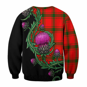 Darroch Tartan Sweatshirt Resilient Scottish Thistle - Tartan Vibes Clothing