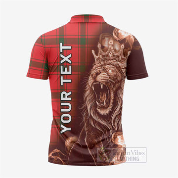 Darroch Tartan Zipper Polo Shirt Roaring Lion Heritage