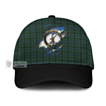 Davidson Tartan Classic Cap with Family Crest In Me Style