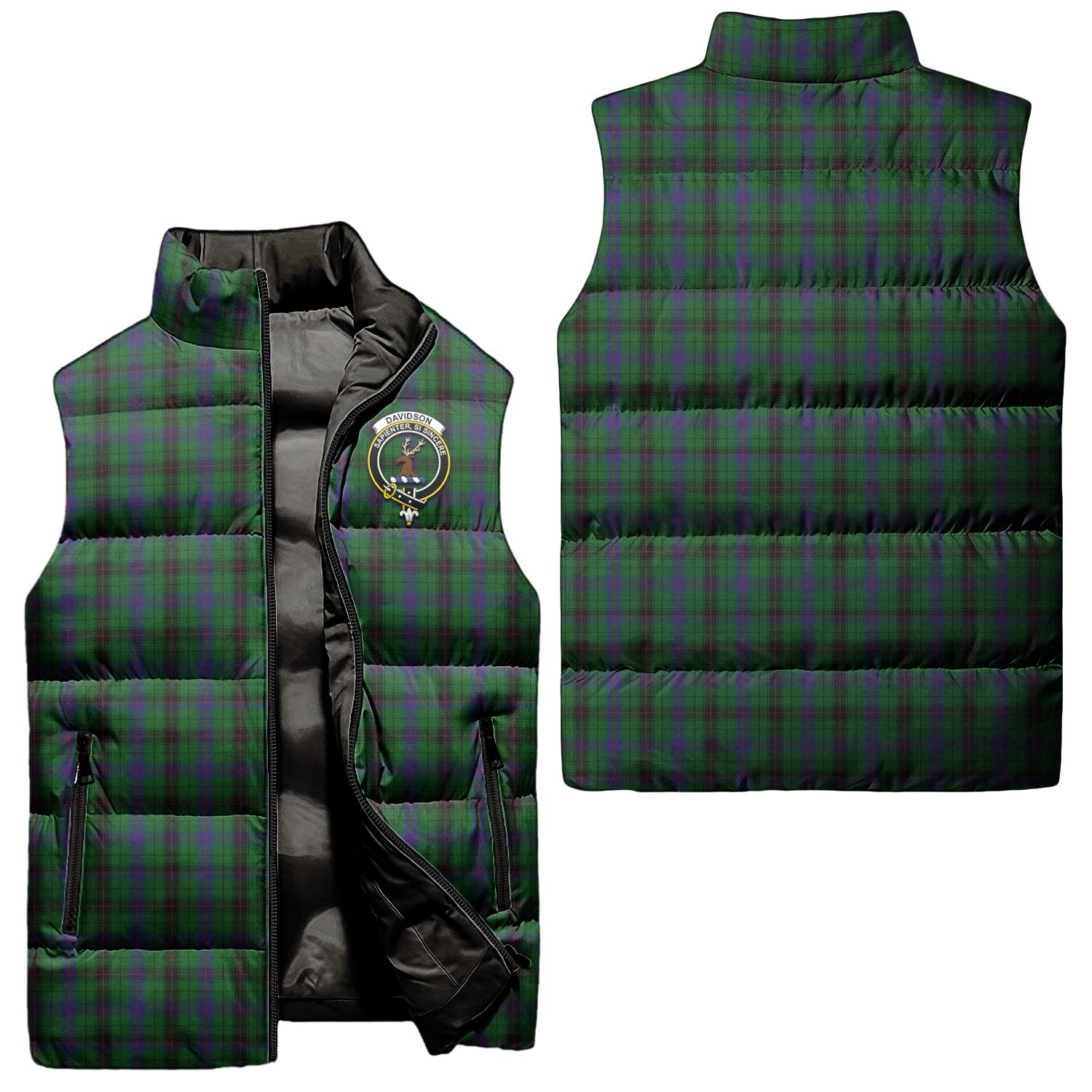Rait Tartan Crest Puffer Vest main image 0