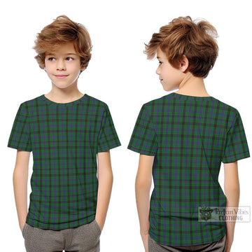 Davidson Tartan Kid T-Shirt Youth XL Size14 - Tartanvibesclothing Shop