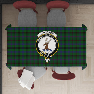 Davidson Tatan Tablecloth with Family Crest