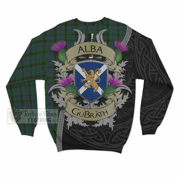 Davidson Tartan Family Crest Sweatshirt Lion Rampant Royal Thistle Shield Celtic Inspired