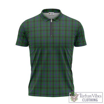 Tartan Vibes Clothing Davidson Tartan Zipper Polo Shirt