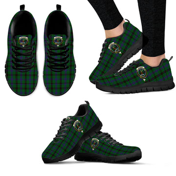 Davidson Tartan Sneakers with Family Crest