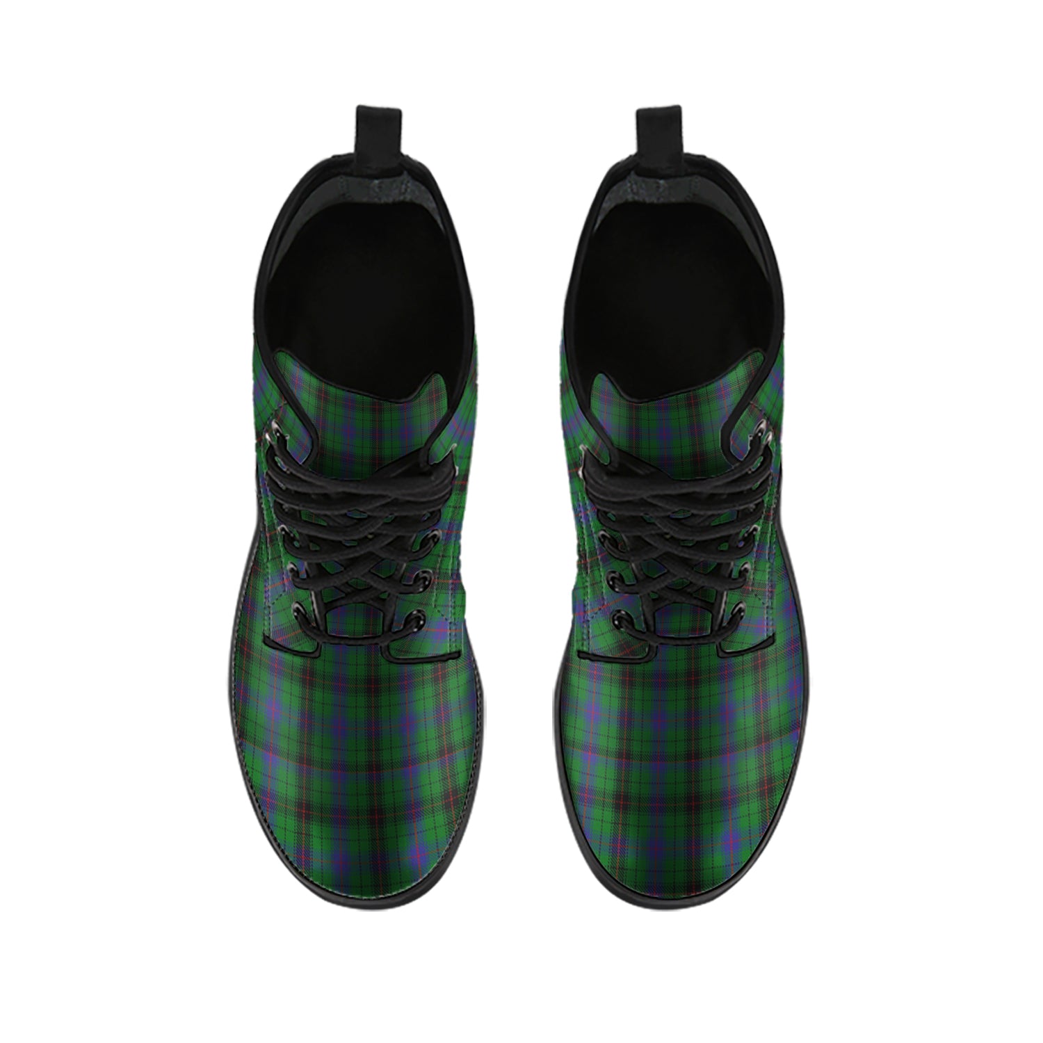 davidson-tartan-leather-boots