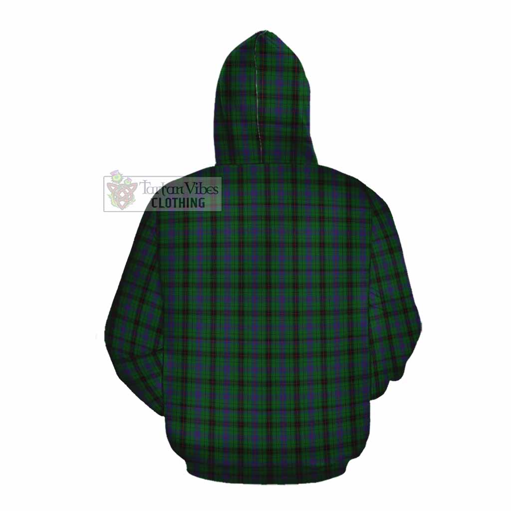 Davidson Tartan Cotton Hoodie with Family Crest DNA In Me Style Pullover Hoodie - Tartan Vibes Clothing