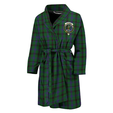 Davidson Tartan Bathrobe with Family Crest