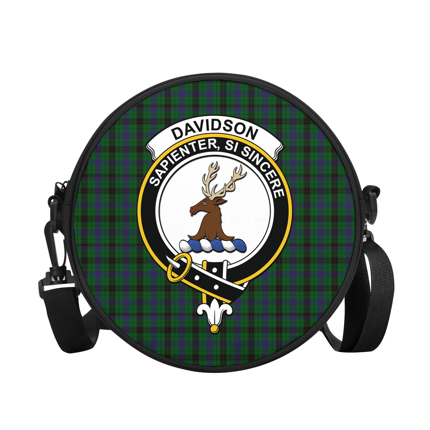 davidson-tartan-round-satchel-bags-with-family-crest