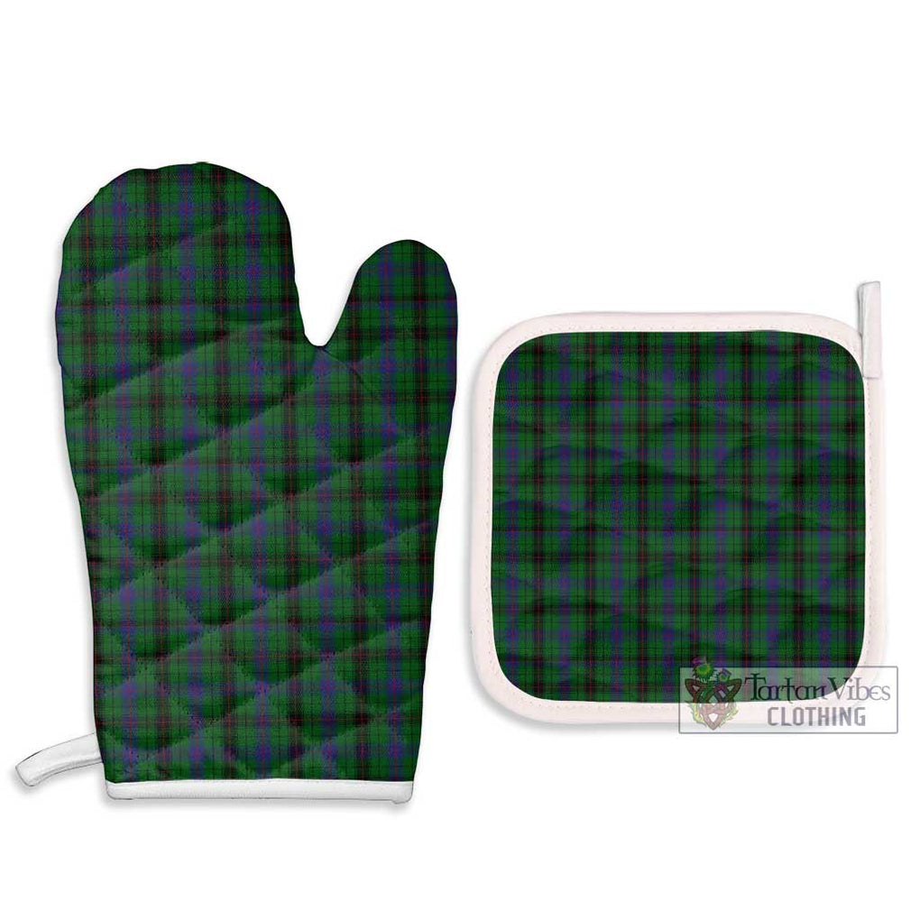 Davidson Tartan Combo Oven Mitt & Pot-Holder Combo 1 Oven Mitt & 2 Pot-Holder White - Tartan Vibes Clothing