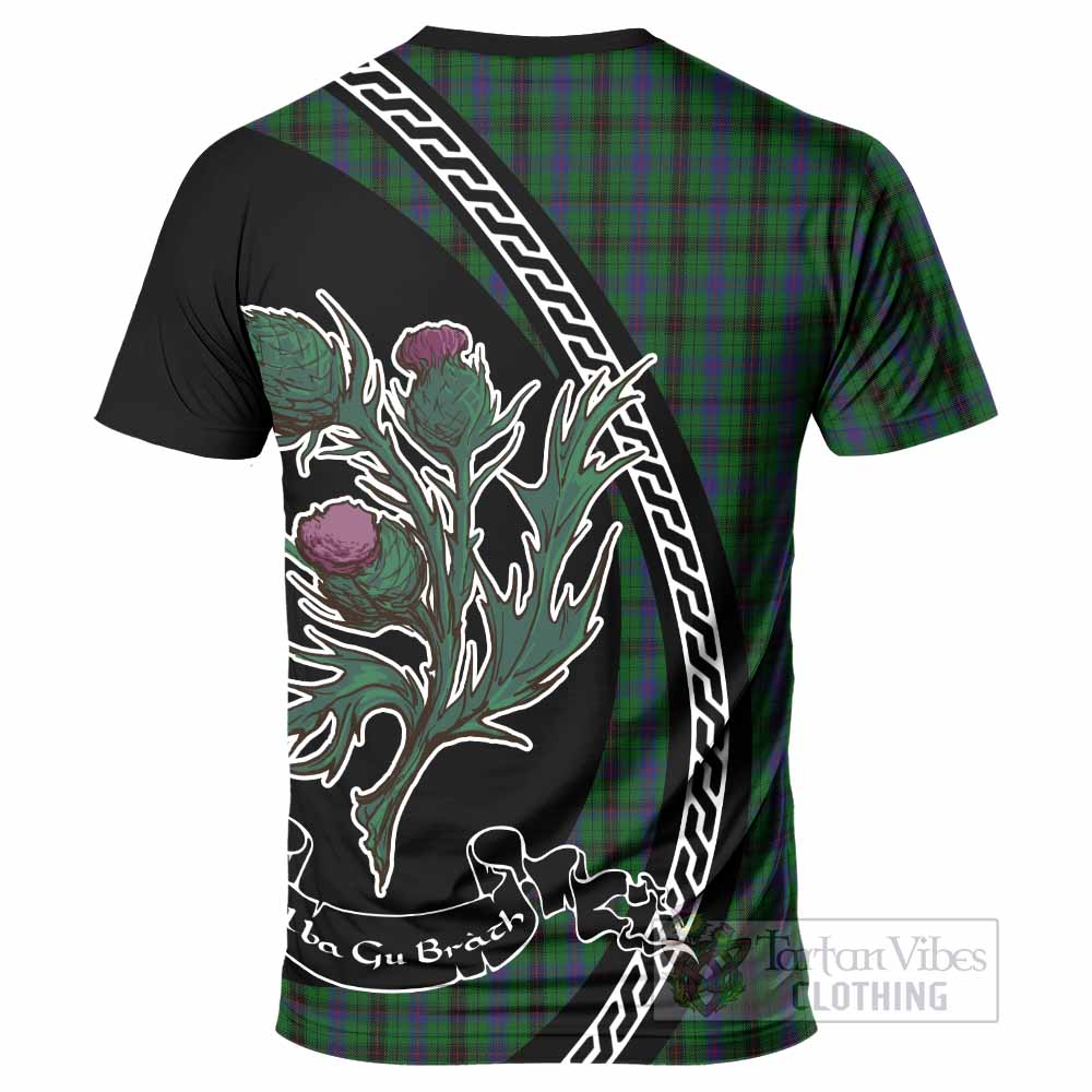 Davidson Family Crest Tartan T-Shirt Alba Thistle Inspired - Tartan Vibes Clothing
