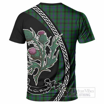Davidson Family Crest Tartan T-Shirt Alba Thistle Inspired - Tartan Vibes Clothing