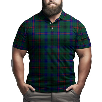 davidson-modern-tartan-mens-polo-shirt-tartan-plaid-men-golf-shirt-scottish-tartan-shirt-for-men