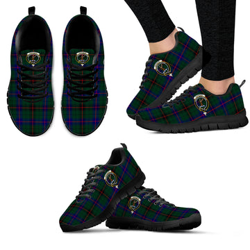 Davidson Modern Tartan Sneakers with Family Crest