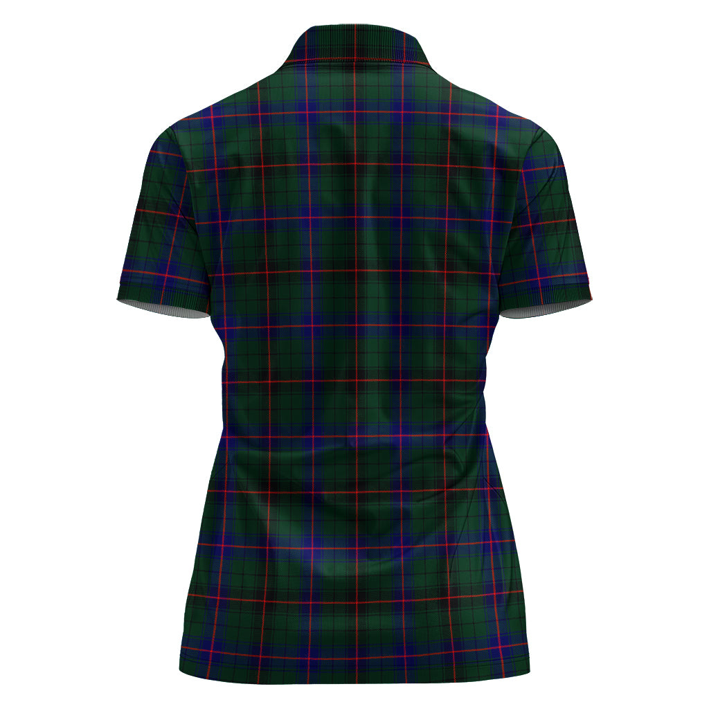 davidson-modern-tartan-polo-shirt-for-women