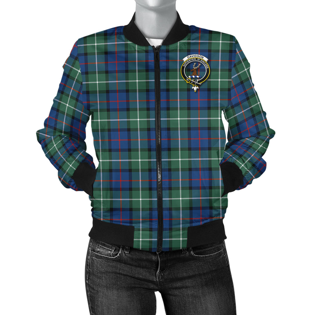 davidson-of-tulloch-tartan-bomber-jacket-with-family-crest