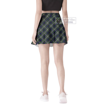 Davidson of Tulloch Dress Tartan Women's Plated Mini Skirt