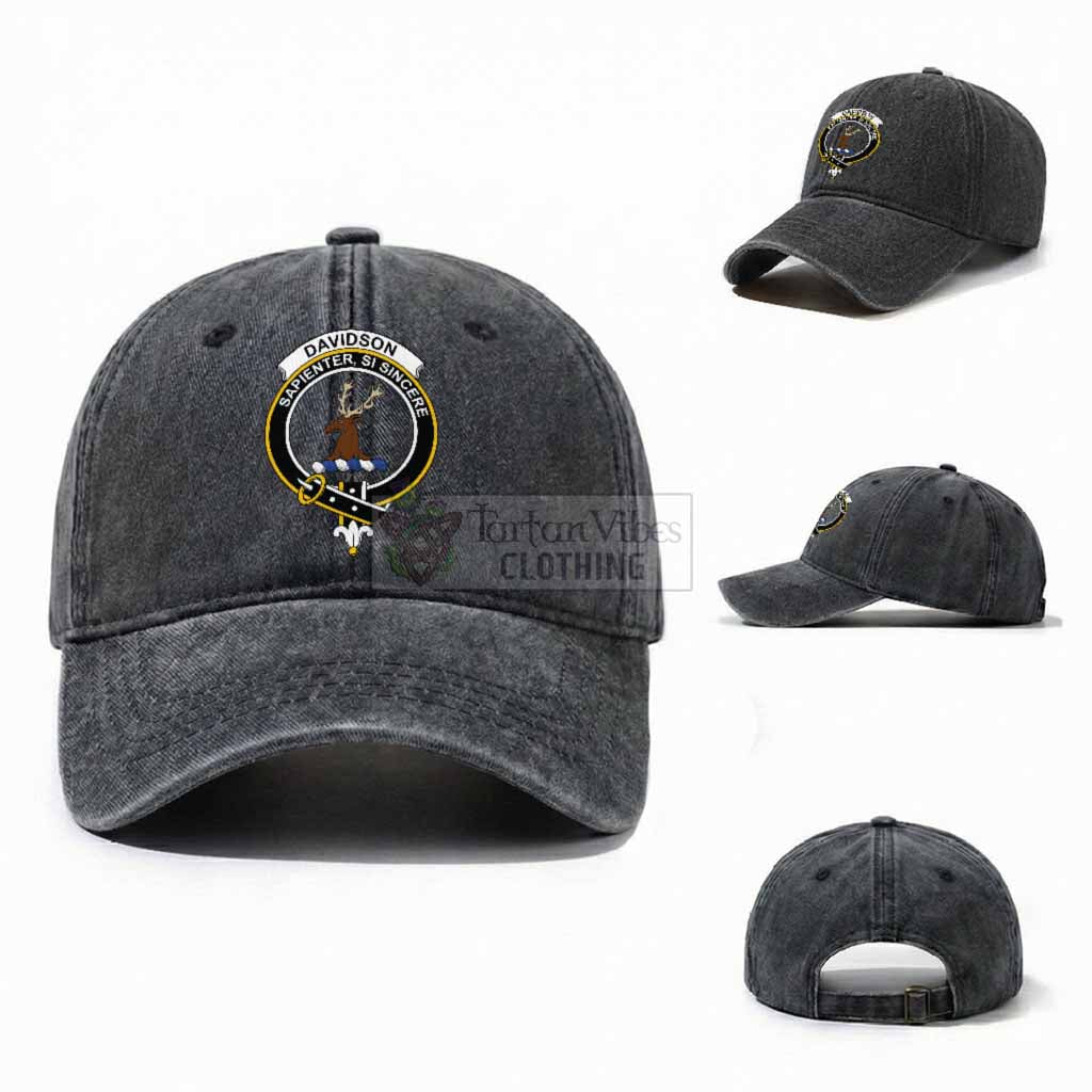 Davidson Scottish Clan Crest Washed Baseball Cap