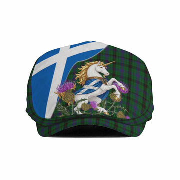 Davidson Scottish Tartan Unicorn Heritage Flat Cap, Jeff Cap