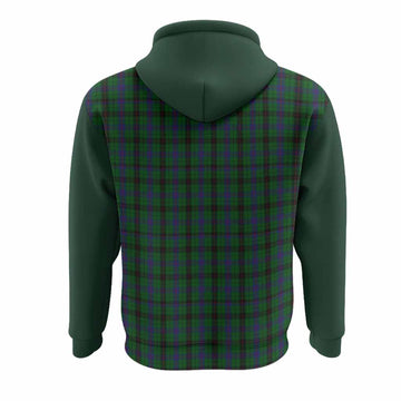 Davidson Tartan Accent Hoodie with Family Crest