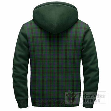 Davidson Tartan Accent Sherpa Hoodie with Family Crest