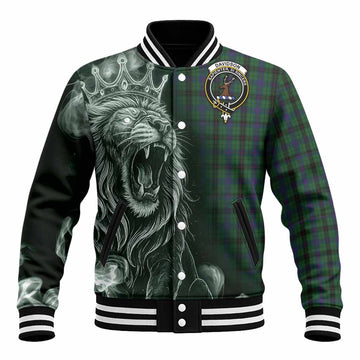 Davidson Tartan Baseball Jacket Roaring Lion Heritage