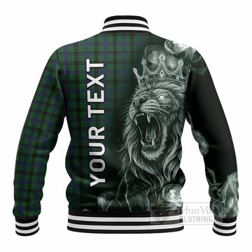 Davidson Tartan Baseball Jacket Roaring Lion Heritage