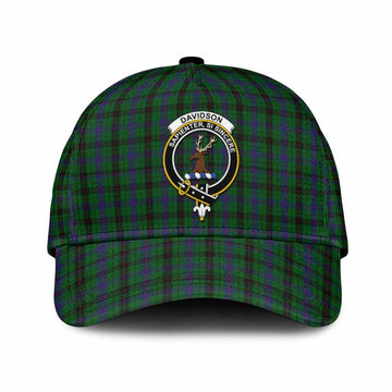 Davidson Tartan Classic Cap with Family Crest