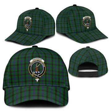 Davidson Tartan Classic Cap with Family Crest
