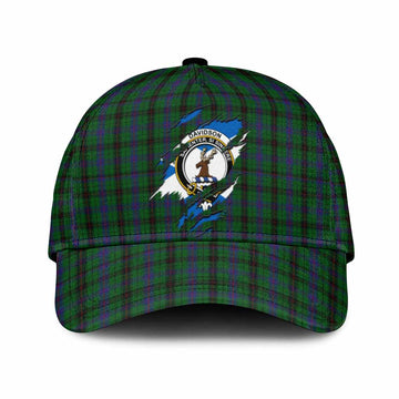 Davidson Tartan Classic Cap with Family Crest In Me Style