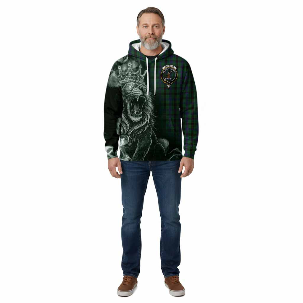 Davidson Tartan Cotton Hoodie Roaring Lion Heritage