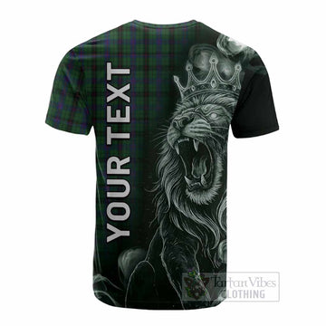 Davidson Tartan Cotton T-shirt Roaring Lion Heritage