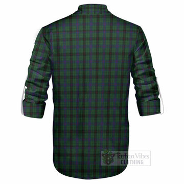 Davidson Tartan Crest Ghillie Shirt Ferocious Lion Style