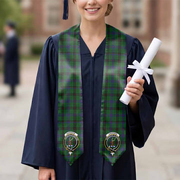 Davidson Tartan Crest Graduation Stole - Tartan Vibes Clothing