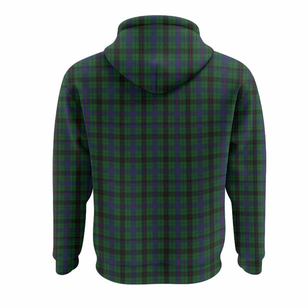 Davidson Tartan Crest Hoodie Ferocious Lion Style