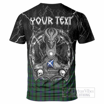 Davidson Tartan Crest T-Shirt Celtic Odin's Raven Legacy