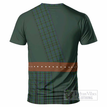 Davidson Tartan Crest T-Shirt Kilt Costume Style