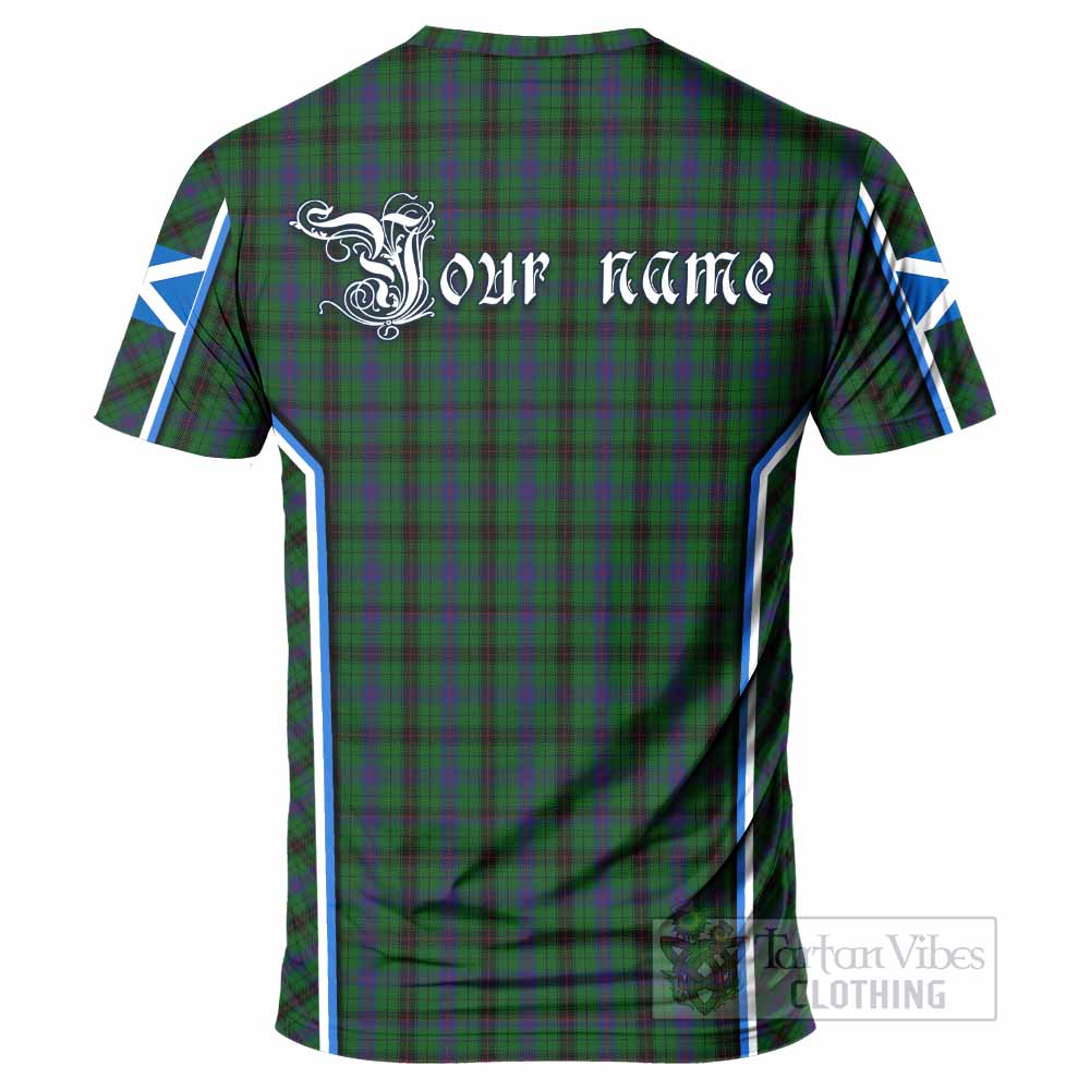 Davidson Tartan Crest T-shirt Scotland Coat of Arm Flag Style - Tartan Vibes Clothing