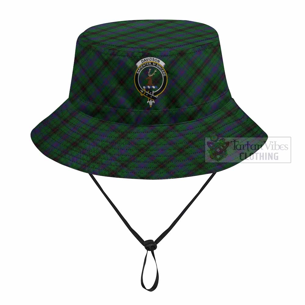 Davidson Tartan Fishing Hat with Family Crest