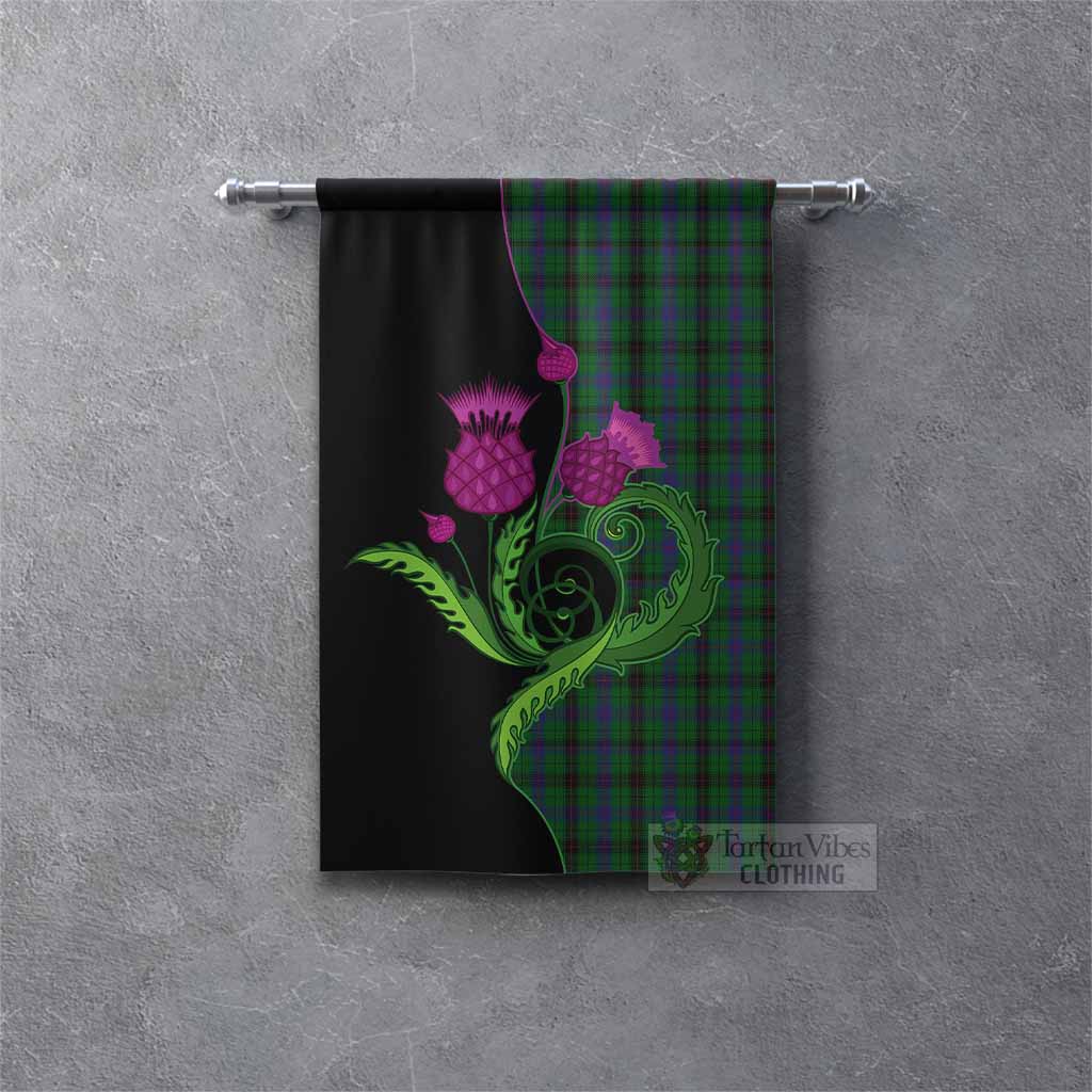 Davidson Tartan Gonfalon Traditional Scottish Thistle Rectangle - Tartan Vibes Clothing