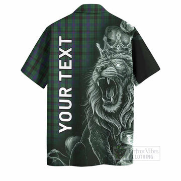Davidson Tartan Hawaiian Shirt Roaring Lion Heritage