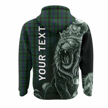 Davidson Tartan Hoodie Roaring Lion Heritage