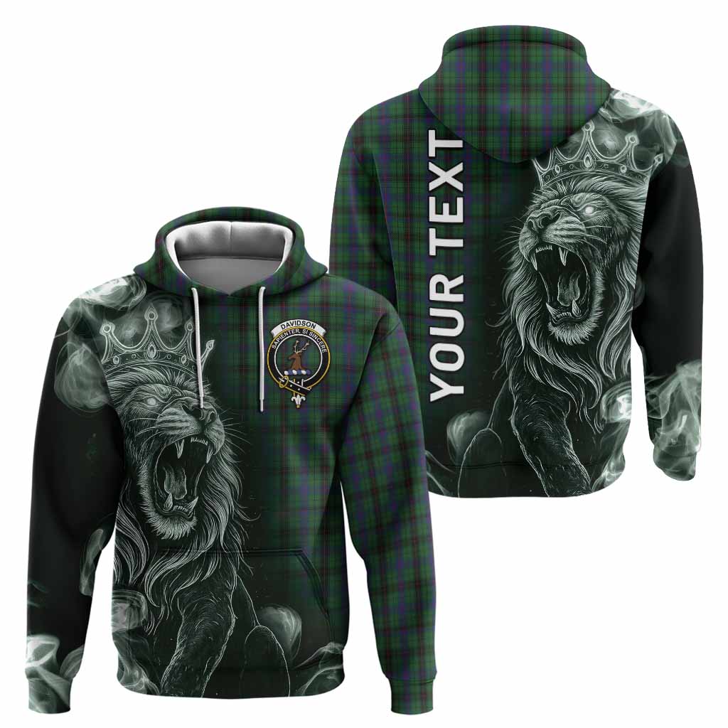 Davidson Tartan Hoodie Roaring Lion Heritage