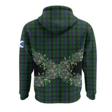 Davidson Tartan Hoodie Thistle Scottish Spirit