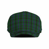 Davidson Tartan Jeff Cap, Tartan Flat Cap Jeff Hat - Tartan Vibes Clothing