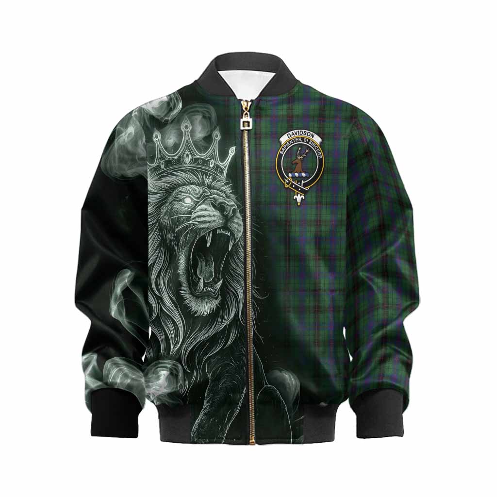 Davidson Tartan Kid Bomber Jacket Roaring Lion Heritage