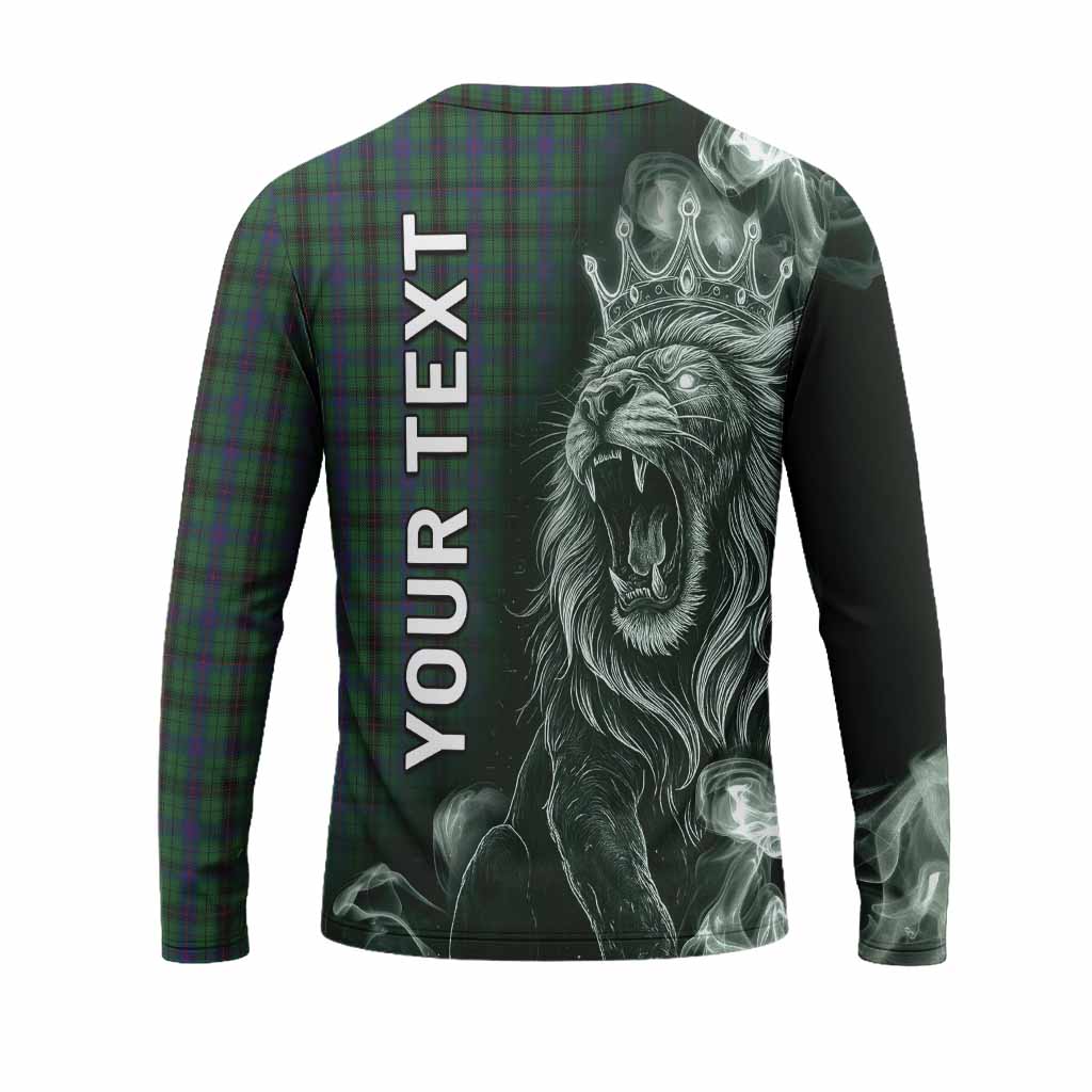 Davidson Tartan Long Sleeve T-Shirt Roaring Lion Heritage